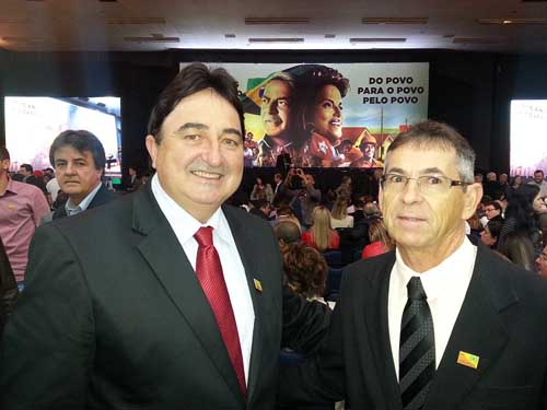 Lideranças de Rondon participam de encontro com Lula e Dilma Lideranças de Rondon participam de encontro com Lula e Dilma
