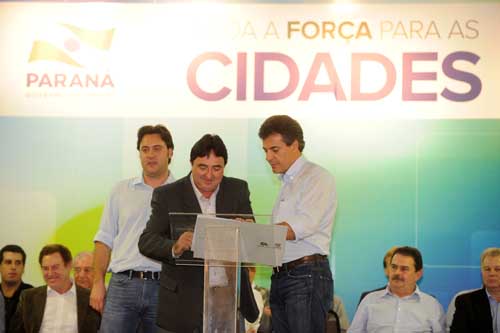 Governador Beto Richa visita Rondon nesta quinta-feira Governador Beto Richa visita Rondon nesta quinta-feira
